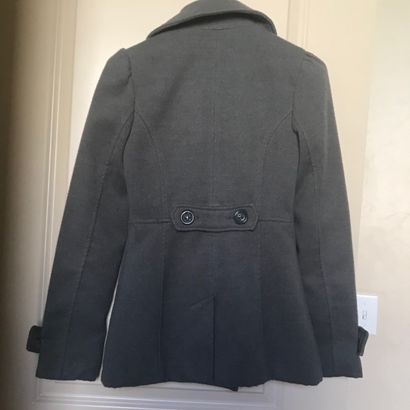 Grey pea coat - Picture 3 of 3